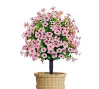 Buissons Artificiels | Boule Topiaire Réaliste 56 cm avec Piquet - Fleurs réalistes pour Jardin,pour Jardinières, Balcons, Patios, Extérieur, Fêtes, Bureaux, Cadeaux Fête des