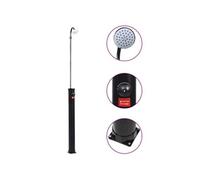 vidaXL Douche solaire de jardin noire 215 cm 8 L