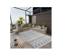 vidaXL Tapis d'extérieur - 140x200 cm - Gris