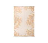 vidaXL Buitenkleed met bladpatroon platgeweven 160x230 cm340860 Jaune G