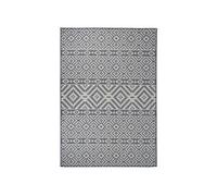 Vidaxl Tapis À Tissage Plat D'extérieur 160x230 Cm Rayures Bleues