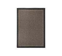 vidaXL Buitenkleed platgeweven 120x170 cm donkerbruin340844 Brun G