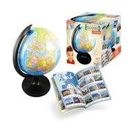 Globe 20 cm avec livret couleurs