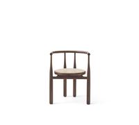 Bukowski Chaise de Salle à Manger en Noyer avec Canne Française