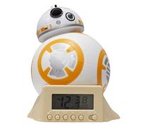 BulbBotz Réveil veilleuse avec Sons du Personnage pour Enfant Star Wars 2021395 BB-8, Plastic, Orange, 14 cm