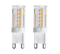 BULBEAWICK mpoule LED G9 5 V 5 W, 450 LM, lampe LED Bi-Pin G9 basse tension | Longue durée de vie, pour éclairage camping car, lustre, applique murale, décoration vitrine, variable, 5W 2 pièces 2700K