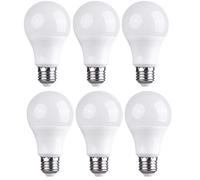 Bulbright Lot de 6 ampoules LED 18 W (équivalent 150 W) Blanc chaud 3000 K 1600 lumens Culot à vis E27 Super brillant, Blanch chaud (3000 k), E27, 18.00W 220.00V