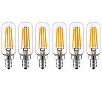 Bulbright Lot de 6 LED Ampoule E14 - T25 à Filament, 2W 150LM Equivaut à Ampoule Incandescente 20W, forme classique, 2700K Blanc chaud, Angle de faisceau 360° (2)