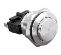 BULGIN MP0031/2 MP0031/2 Bouton poussoir protégé contre le vandalisme 250 V/AC 5 A 1 bouton marche/arrêt (Ø x