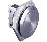 Bulgin MP0038 MP0038 Bouton-poussoir antivandalisme 250 V/AC 5 A 1 x Off/(On) à rappel (Ø x L) 27.8 mm x 25.2 mm IP66 (étanchéite des platines frontales) 1