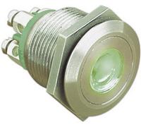 Bulgin MPI001/TERM/GN MPI001/TERM/GN Bouton-poussoir antivandalisme 24 V/DC 0.05 A 1 x Off/(On) à rappel vert (Ø x L) 22 mm x 31 mm IP66 1 pc(s)
