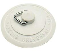 Bulk Hardware BH00004 Bouchon en Caoutchouc à positionnement automatique pour lavabo/baignoire