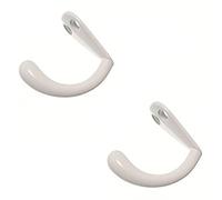 Bulk Hardware BH00529 Patère simple Métal, Set de 5 Pièces