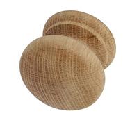Bulk Hardware BH01105 Paquet de 4 Boutons de porte avec Hêtre percés 40 mm