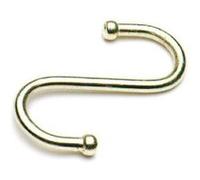 Bulk hardware bh01130 lot de 5 crochets en forme de s idéal pour la cuisine laiton 75 mm G
