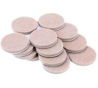 Bulk Hardware BH01175 Patins adhésifs en feutre ronds, 19 x 4 mm, Set de 24 Pièces
