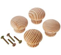 Bulk Hardware BH01267 Bouton de porte Pin, 50 mm, Set de 4 Pièces