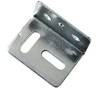 Bulk Hardware BH01682 Plaque équerre coudée, 38 mm, Set de 10 Pièces