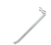 Bulk Hardware BH01903 Crochet de panneau en boucle, 100 mm, Set de 10 Pièces