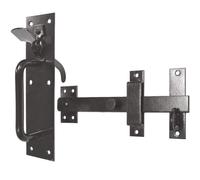 Bulk Hardware BH02043 Verrou Suffolk robuste 180 mm Noir