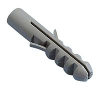 Bulk Hardware BH02076 Cheville en Nylon robuste sans bord, Set de 10 Pièces