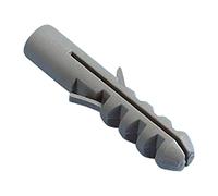Bulk Hardware BH02851 Cheville robuste sans bord en Nylon, Set de 10 Pièces