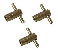 Bulk Hardware BH03437 Clé de purge de radiateur en Alliage, Set de 3 Pièces