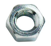 Bulk Hardware BH03556 Ecrou hexagonal en Acier M12 BZP, Set de 10 Pièces