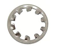 Bulk Hardware BH04108 Rondelle anti secousses à dentures intérieures M10, Set de 60 Pièces