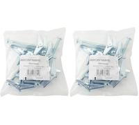 Bulk Hardware BH04454 Paquet de 10 Chevilles à ressort avec ailettes/vis d'assemblage M6 x 75 mm