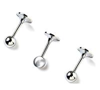 Bulk Hardware Bh05076 Porte-serviettes support kit CP 2 x douilles d'extrémité et 1 x support central 25 mm