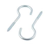 Bulk Hardware Bh05162 Chromé visser Tasse mug Crochet, Blanc, 50 mm, lot de 25