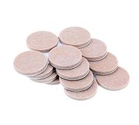 Bulk Hardware Bh05282 Autocollant Sol meubles Protection de feutre rond 38 mm x 4 mm d'épaisseur, Lot de 16 pièces