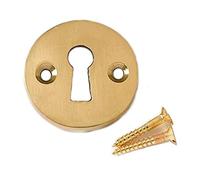 Bulk Hardware TM BH04340 Victorienne Serrure écusson ouverte en Laiton, Blanc, 35 mm