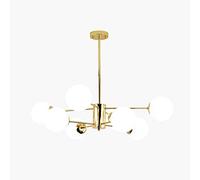 Bulle De Boule Luminaire,E27 Or Haricots Magiques Lustre,Moderne Style Minimaliste Lustres Light Plafonnier,Salon Table à Manger Éclairage Suspendu- 8 têtes