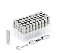 Bulle de brume de nickel à haute pression en laiton, utilisée pour le système de brume de refroidissement extérieur, résistant à l'usure, étanche, nettoyable, 50pcs ， Double-section spray head 0.6mm
