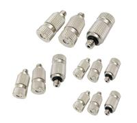 Bulle de brume de nickel à haute pression en laiton, utilisée pour le système de brume de refroidissement extérieur, résistant à l'usure, étanche, nettoyable, 50pcs ， 0 Three-section spray head 0.2mm