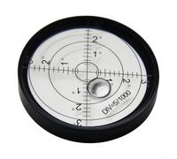 Bulle de Niveau Ronde Acier , pour Réglage Appareils Bulle de(A) | Pour Réglage pour précis, Liquide Vert , pour idéal Artisans, Métal pour durable, Taille 60x10mm