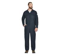 Bulwark FR mens Flame Resistant 4.5 Oz Nomex Iiia Premium Work Utility Coveralls, Navy, 46 US