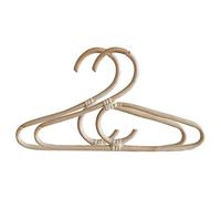 Bumdenuu Lot de 2 cintres en rotin style nordique pour enfants, organiseur de vêtements, étagère pour enfants, décoration de chambre d'enfants