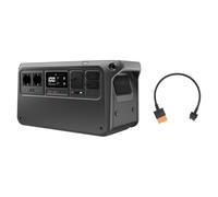 Bundle de charge rapide pour drones DJI Power 1000 V2 | Câble de charge rapide pour certains drones DJI, compact, sortie stable 2 600 W, camping, tournage, batterie LFP de 1 024 Wh