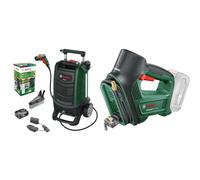Bundle of Bosch Nettoyeur pour extérieur sans Fil - Fontus 18V (1 Batterie,) + Pompe à air/compresseur d'air - UniversalPump 18V (sans Batterie, 150 PSI, 10,3 Bars)