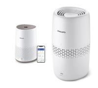 Bundle Philips Purificateur d'Air Séries 600, Ultra-silencieux et économe en énergie, Filtre HEPA, 44m2 + Humidificateur série 2000, NanoCloud, 31m2, Réservoir 2L