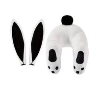 Bunny Butt Wreath Kit - 3 Pièces Accessoires Butt et Oreilles de Lapin de Pâques, Peluche de Dessin Animé Mignonne, Farmhouse | Décoration saisonnière simple avec un design en tissu doux et |