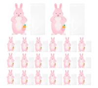 Bunny Sacs à bonbons - Sacs cadeaux de Pâques, supports de friandises de fête, emballages de collations, emballages de remerciements festifs | kit d'emballage de friandises de vacances, idéal