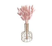 Bunny Tail Fleur de Lapin Naturel de Lapin Naturel Bouquet Fleurs séchées Pampas Decor pour décoration Maison 50pcs 50 cm Rose Clair.