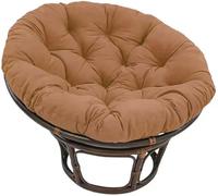 BUNQQF Grand Coussin Rond pour Chaise Papasan, Coussin Épais pour Chaise Suspendue pour l'Extérieur, Coussin de Siège pour Panier Suspendu en Rotin, Coussin de Remplacement pour Nid d'Oeuf