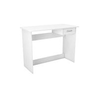 Bureau 1 tiroir 100,6x50,1x76,5 cm blanc mac