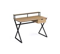 Bureau 1 tiroir ENZO pieds croisés design industriel