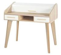 Bureau 2 tiroirs Twist SIMMOB Blanc Blanc G